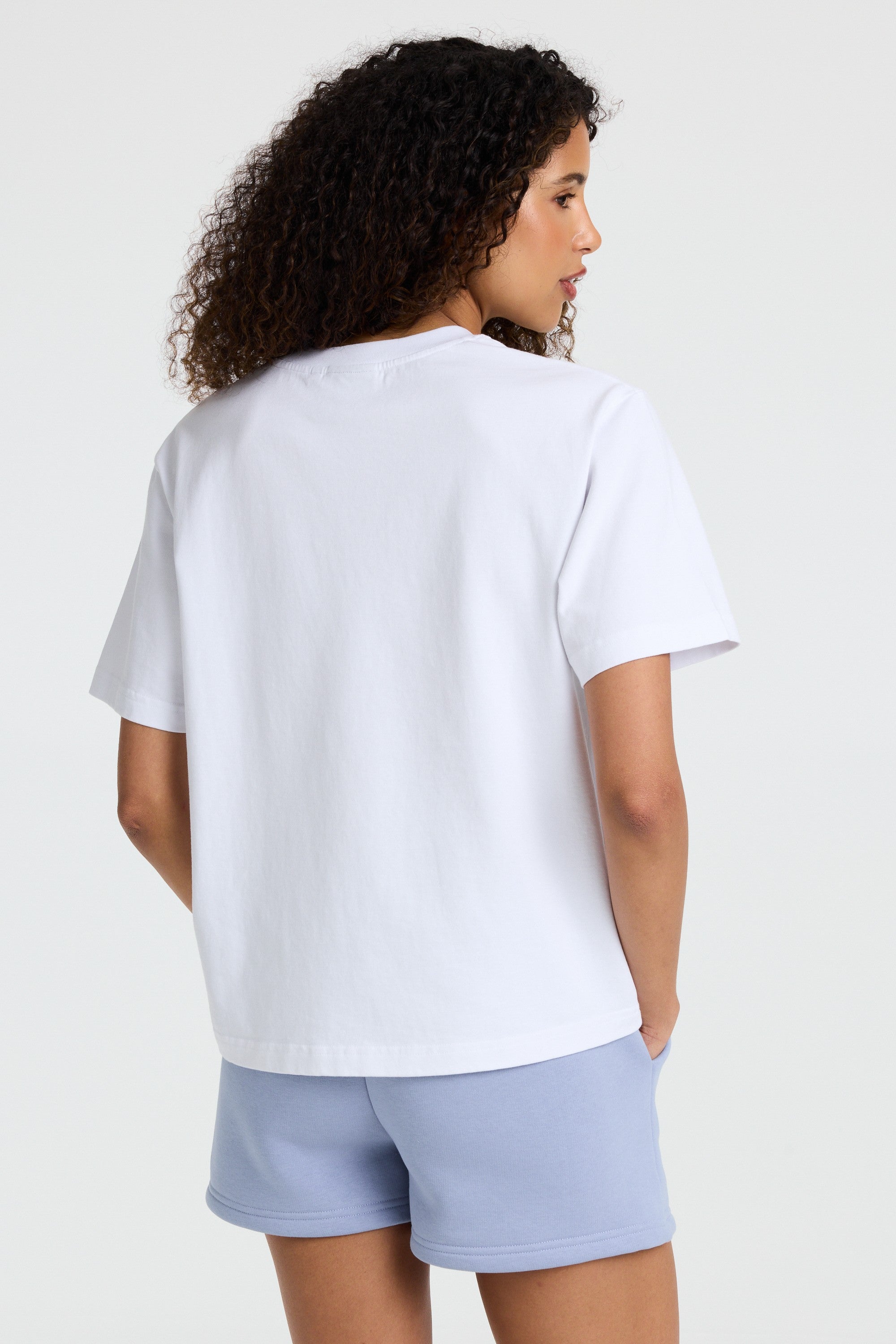 W. All-Star Tee Embroidered - White/Vintage Blue